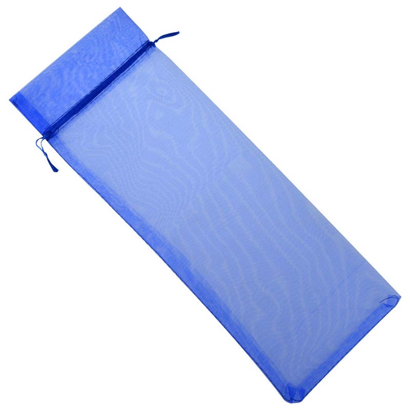 Tayfremn 40pcs Organza Wine Bags Drawstring Organza Bottle Gift Bags Sheer Wine Wrapping Bag for Bottle Wrap Christmas Wedding Party Favors Samples Display Decoration, 5.3x14.5 inch(Multicolor) - Image 3